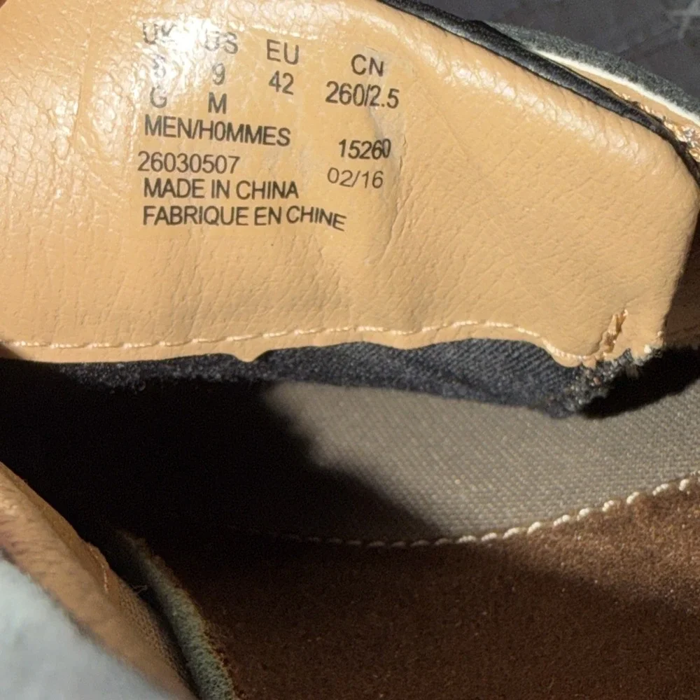 Clarks XTR Lite Men's Black Leather Loafers Size‎ 9M Slip On Comfort Shoes